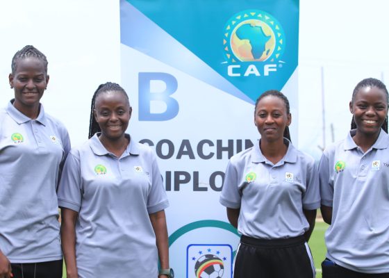 FUFA Secures FIFA scholarships for four women coaches on CAF B Course