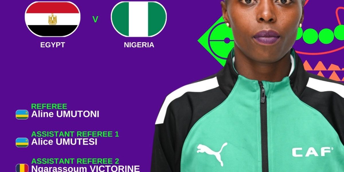 WAFCON 2026: CAF Appoints Rwandan Referee Aline Umotoni for Egypt vs Nigeria Clash