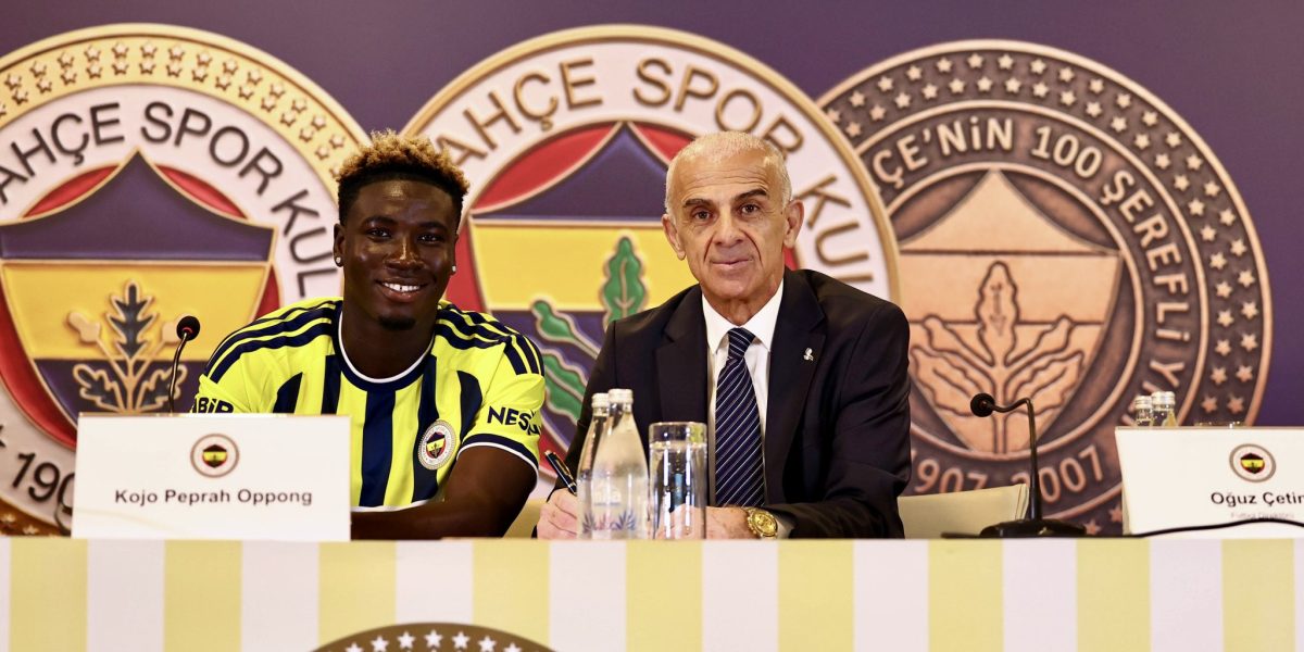 Kojo Peprah Oppong Unveiled as Fenerbahçe Player After €12m Move from Nice