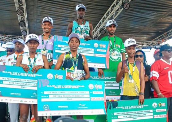 Kipyego, Aberu Emerge Champions Of  Enugu City International Marathon