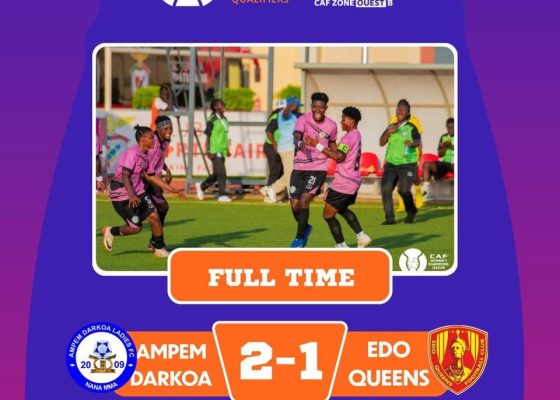 Ampem Darkoa Ladies Reach WAFU B Final After Comeback Win Over Edo Queens