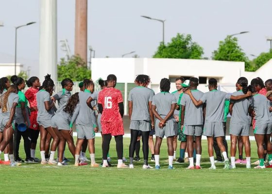 Super Falcons Hold Final Training Ahead  South Africa World Cup Play-In