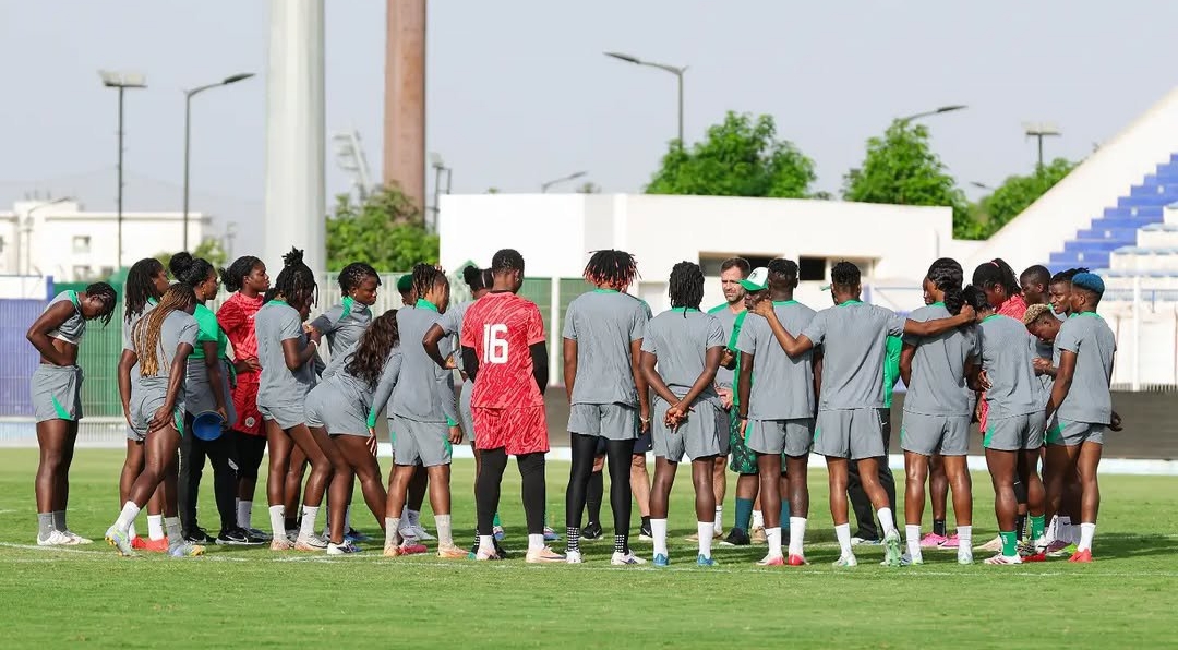 Super Falcons Hold Final Training Ahead  South Africa World Cup Play-In