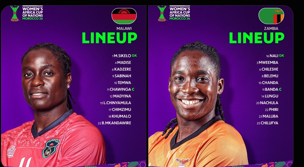 WAFCON 2026: Malawi and Zambia Name Strong Starting XIs