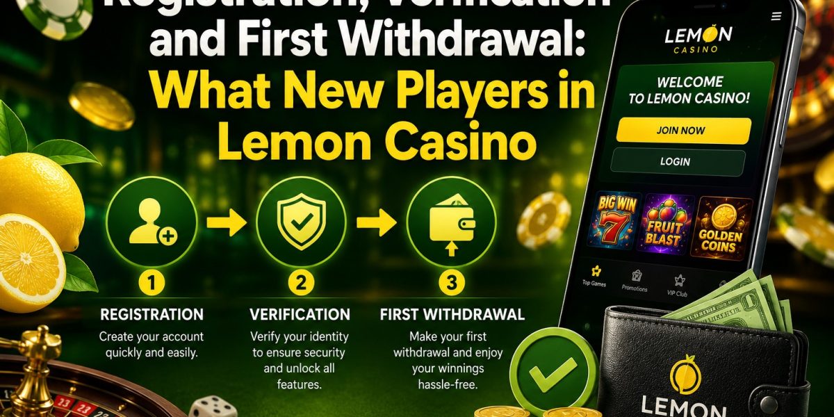 Registration, Verification and First Withdrawal: What New Players in Lemon Casino
