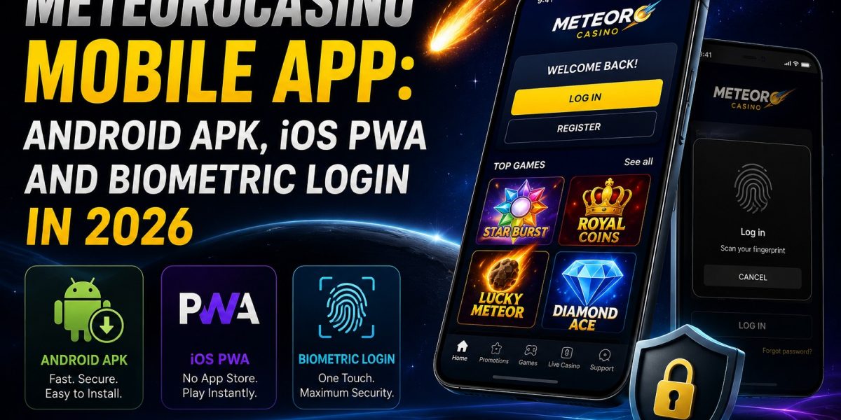 Meteorocasino Mobile App: Android APK, iOS PWA and Biometric Login in 2026