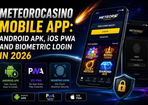 Meteorocasino Mobile App: Android APK, iOS PWA and Biometric Login in 2026