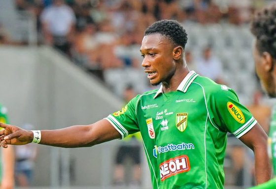 Ghana’s Midfield Prospect Lord Afrifa Making His Mark in Austria