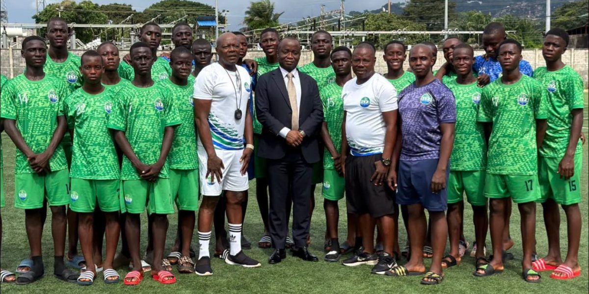 Sierra Leone President Babadi Kamara charges Sierra Stars to fly high at WAFU-A tourney