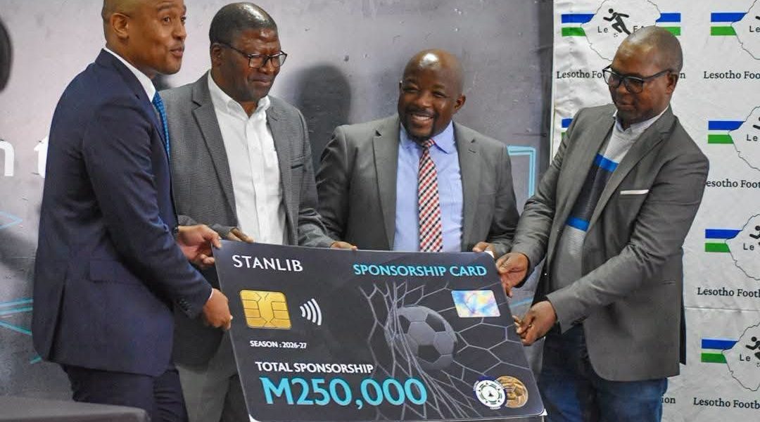 Lesotho FA President praises landmark Stanlib, PLMC Player of the Match sponsorship
