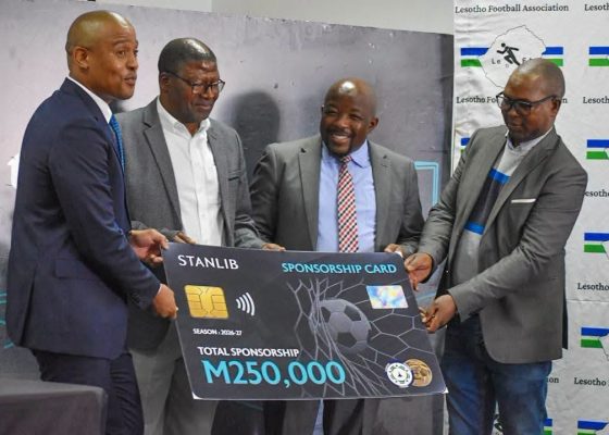 Lesotho FA President praises landmark Stanlib, PLMC Player of the Match sponsorship