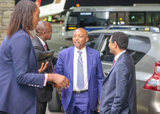 CAF President Motsepe arrives in Kenya to inspect 2027 AFCON readiness