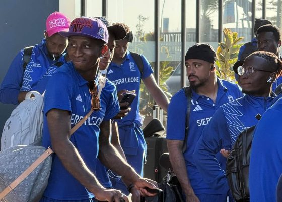 2027 AFCON (Q): Sierra Leone arrive safely in Yaounde for Equatorial Guinea clash