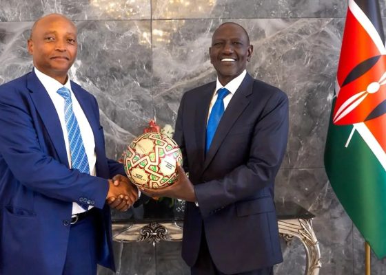 AFCON 2027: William Ruto reaffirms Kenya’s commitment to Patrice Motsepe