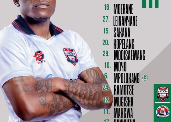 CAFCC: Jwaneng Galaxy Unveil Starting Lineup for Decisive Second Leg Against ASPL 2000