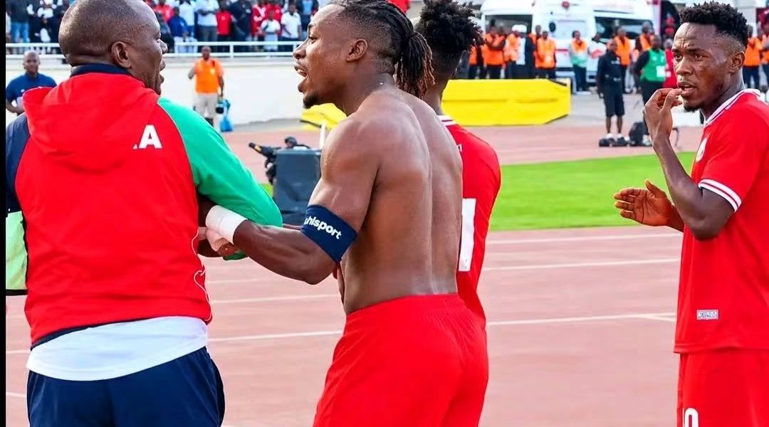 Abud Omar Involved in Heated Exchange With Kenya Kit Manager After Eritrea Clash