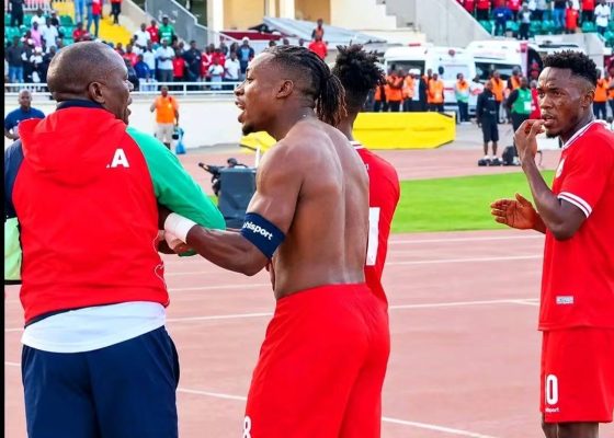 Abud Omar Involved in Heated Exchange With Kenya Kit Manager After Eritrea Clash