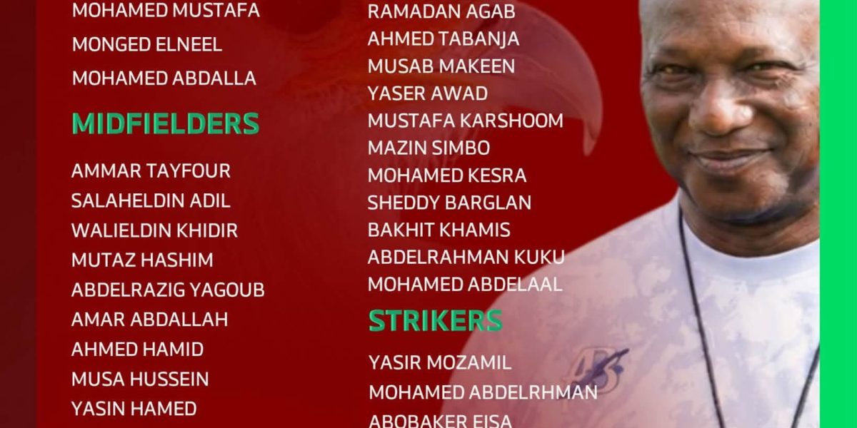 AFCON 2027 Qualifiers: Kwesi Appiah Names Sudan Squad as Falcons of Jediane Kick Off Qualification Campaign