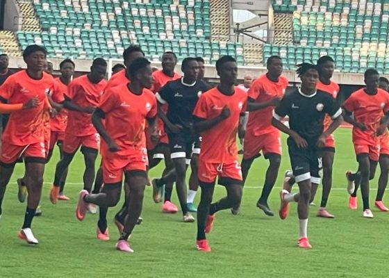 CAFCL: San Pedro Train in Uyo Ahead of Decisive Rivers United  Clash