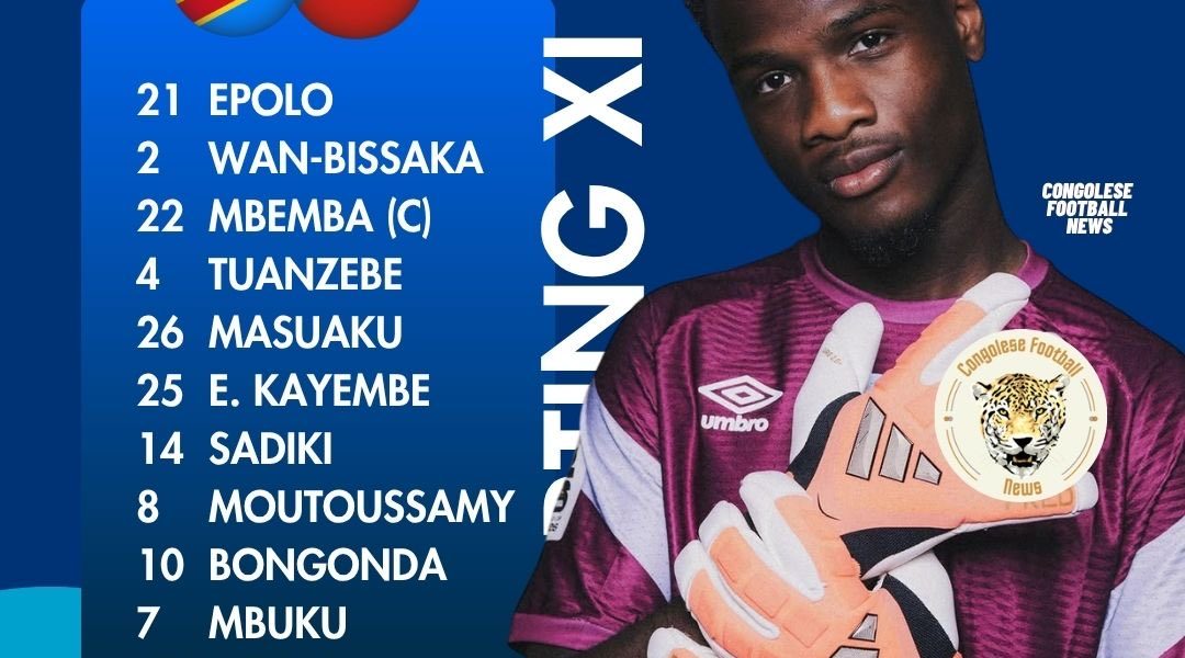 AFCON 2027 Qualifier: DR Congo vs Equatorial Guinea Confirmed Starting XI