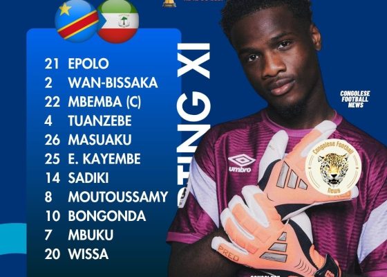 AFCON 2027 Qualifier: DR Congo vs Equatorial Guinea Confirmed Starting XI