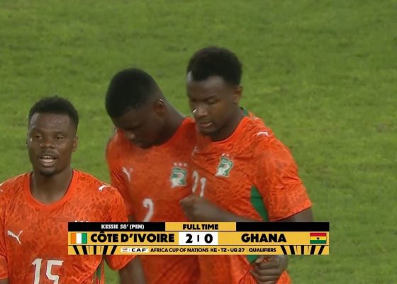 2027 AFCON Qualifier: Côte d’Ivoire Defeat Ghana 2-0 in Opener