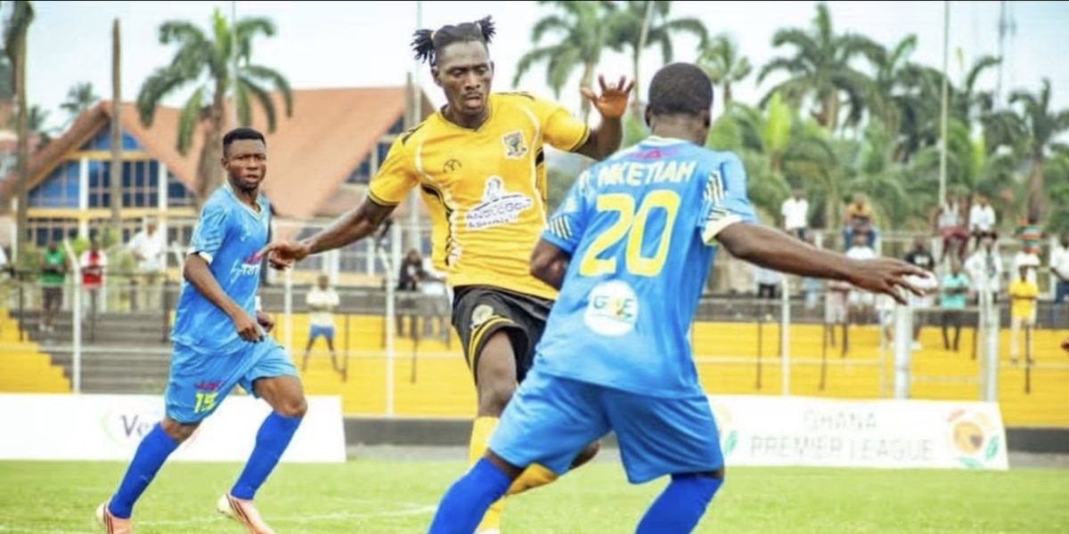 GPL: Twumasi Strike Restores AshantiGold’s Lead Against Debibi United