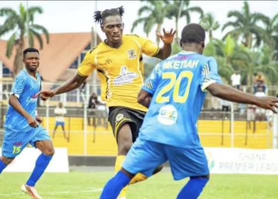 GPL: Twumasi Strike Restores AshantiGold’s Lead Against Debibi United