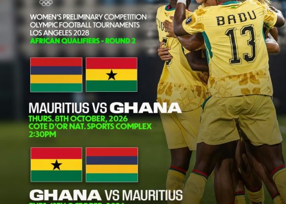 Black Queens to Face Mauritius in Two-Leg Olympic Qualifier