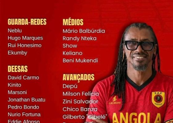 Cissé Names Star-Studded Angola Squad Ahead of Crucial AFCON Qualifiers