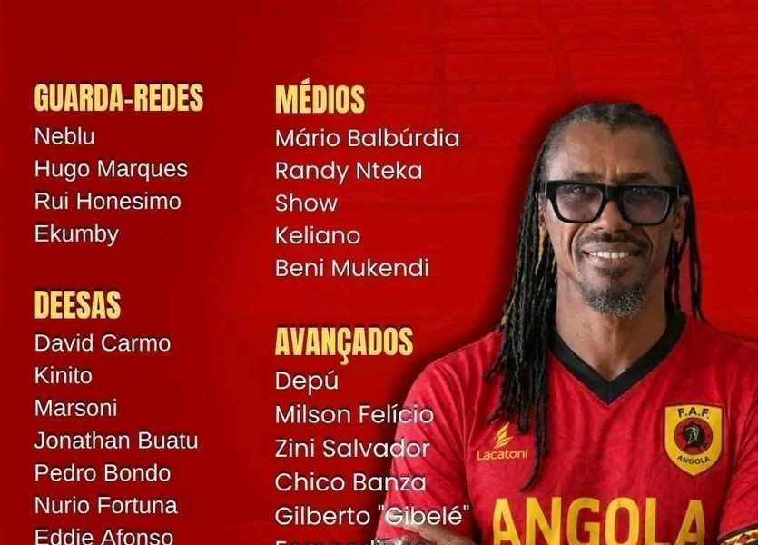 Cissé Names Star-Studded Angola Squad Ahead of Crucial AFCON Qualifiers