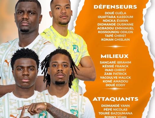 Hervé Renard Names 25 Man Côte d’Ivoire Squad for Ghana, Somalia and Cameroon Clashes