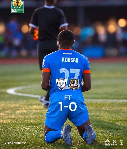 Nations FC suffer narrow defeat to FC Diarra in CAF Confederation Cup opener