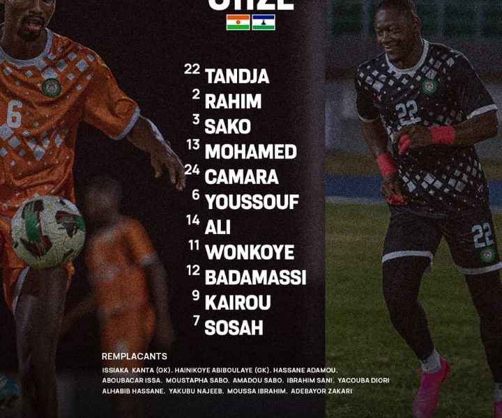 2027 AFCON QUALIFIERS: Niger and Lesotho unveil their lineups