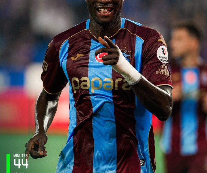 Onuachu Scores Brace Before Injury as Trabzonspor Thrash Genclerbirligi 5-0