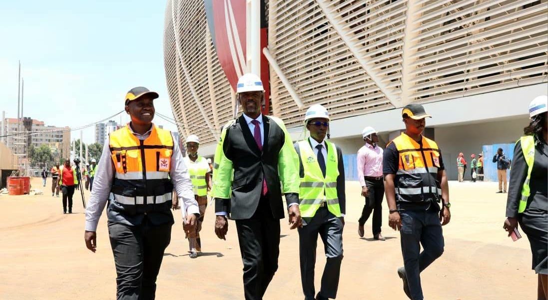 Kenya Sports Committee inspects Talanta Stadium as 2027 AFCON draws near
