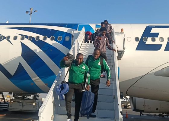 Zambia national Futsal team arrives in Cairo for 2026 AFCON