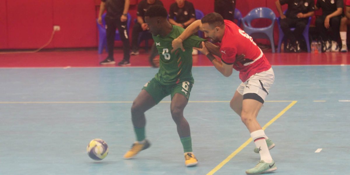 Zambia national Futsal team suffer opening defeat in Cairo
