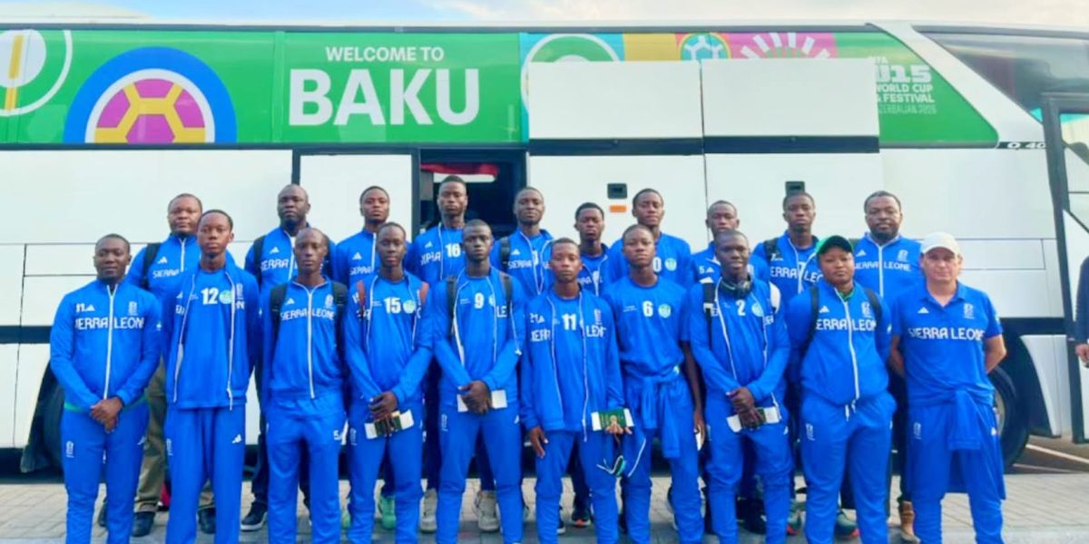 Sierra Leone U-15 national team arrive in Azerbaijan for FIFA U-15 World Cup