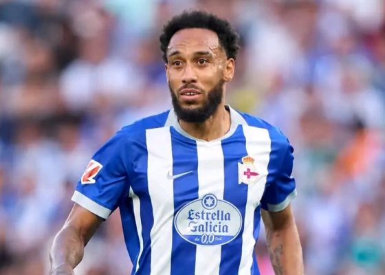 Aubameyang returns to training with Deportivo La Coruña