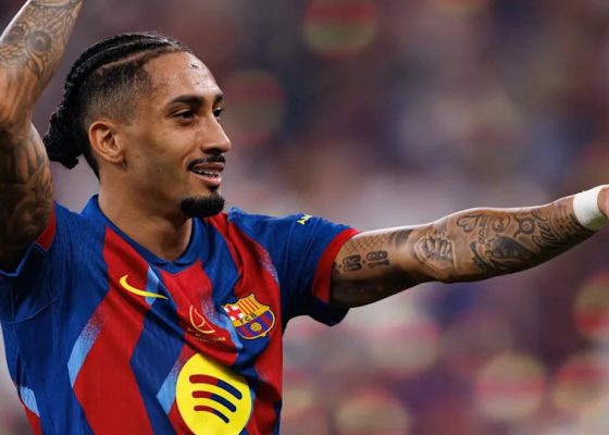 European top scorers: Raphinha extends his lead