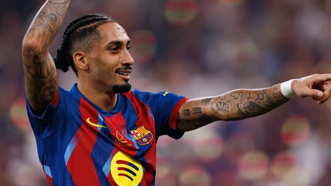 European top scorers: Raphinha extends his lead