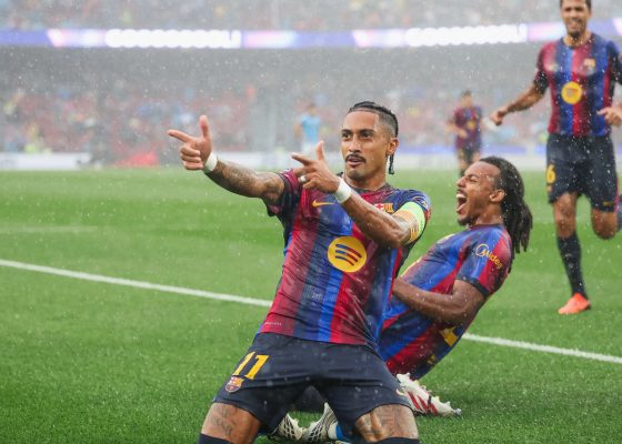 European top scorers ranking: Raphinha leads the way
