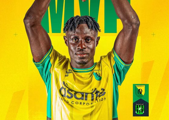 GPL: Kwame Opoku Brace Fires Bibiani Gold Stars to 2-0 Victory Over Basake Holy Stars