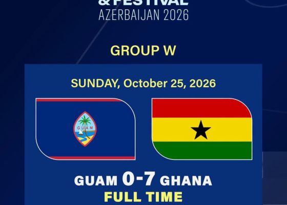 Ghana U-15 Boys Thrash Guam 7-0 to Complete Perfect Group W Campaign at FIFA U-15 World Cup