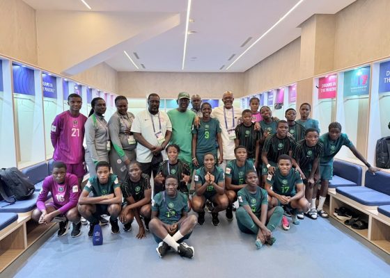 Flamingos Receive ₦3m Reward After Beating Mexico to Reach World Cup Quarter-Finals