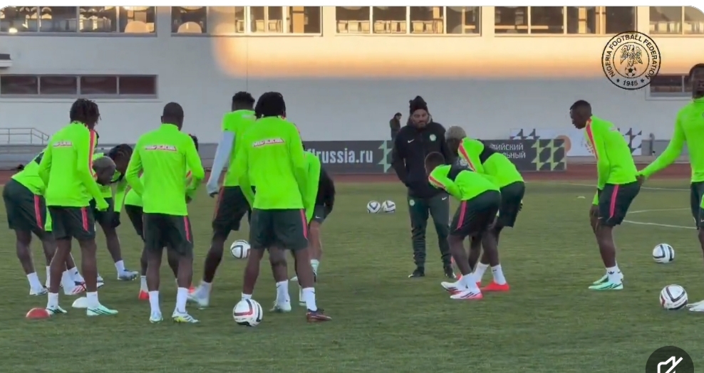 Super Eagles Begin Training in Nizhny Novgorod Ahead of 2026 International Friendly