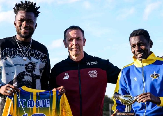 Boureima Maiga Visits Edmond Tapsoba in Germany