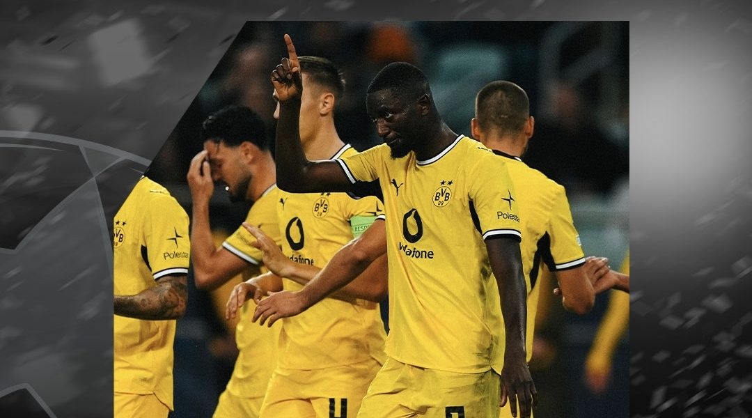 UCL: Guirassy Brace Powers Borussia Dortmund to 2-1 Champions League Victory Over Sabah FK