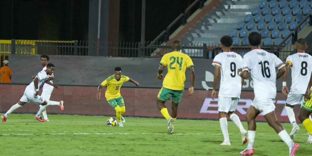 AFCON 2027 (Q): South Africa smash five past Eritrea in Cairo